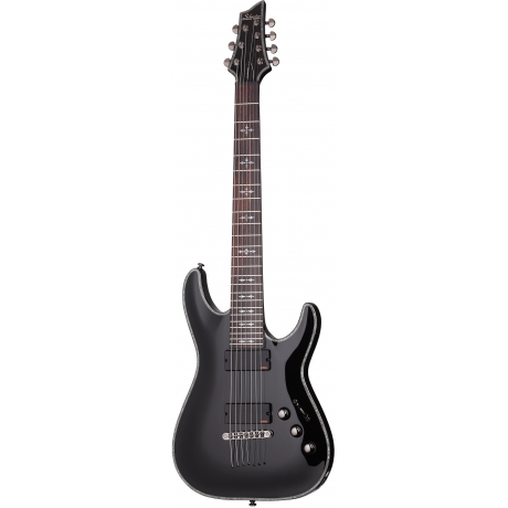 Schecter Hellraiser C-7 7 Telli Elektro Gitar (Siyah)<br>Fotoğraf: 1/7