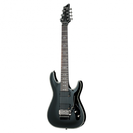 Schecter Hellraiser C-7 FR 7 Elektro Gitar (Parlak Siyah)<br>Fotoğraf: 1/5