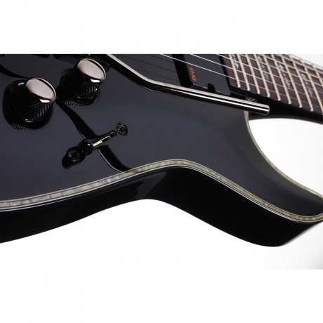 Schecter Hellraiser C-7 FR 7 Elektro Gitar (Parlak Siyah)<br>Fotoğraf: 3/5