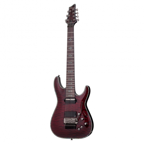 Schecter Hellraiser C-7 FR S 7 Telli Elektro Gitar (Black Cherry)<br>Fotoğraf: 1/6