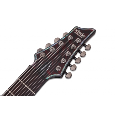 Schecter Hellraiser C-9 9 Telli Elektro Gitar (Black Cherry)<br>Fotoğraf: 7/8