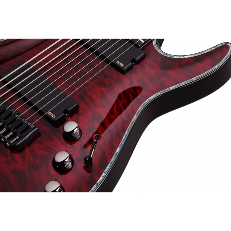 Schecter Hellraiser C-9 9 Telli Elektro Gitar (Black Cherry)<br>Fotoğraf: 5/8