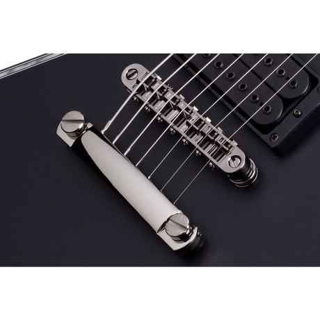 Schecter Hellraiser E-7 Passive 7 Telli Elektro Gitar (Mat Siyah)<br>Fotoğraf: 3/8