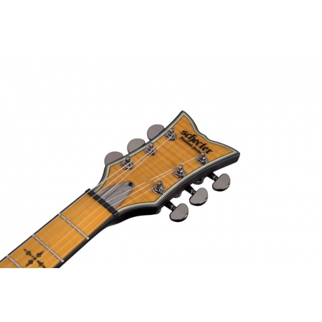 Schecter Hellraiser Extreme Solo-6 M Elektro Gitar (Satin Sunburst)<br>Fotoğraf: 4/4