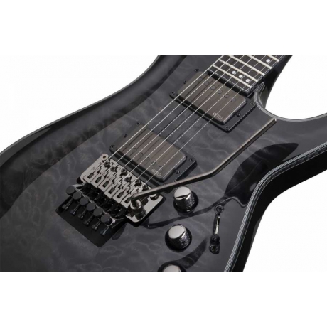 Schecter Hellraiser Hybrid C-1 FR Elektro Gitar (Trans Black Burst)<br>Fotoğraf: 2/6