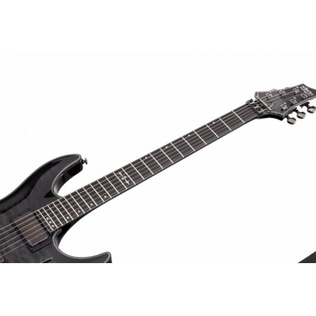 Schecter Hellraiser Hybrid C-1 FR Elektro Gitar (Trans Black Burst)<br>Fotoğraf: 3/6