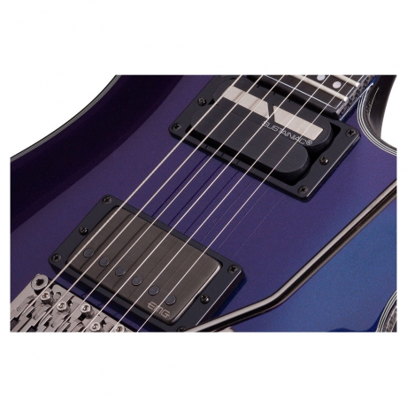 Schecter Hellraiser Hybrid C-1 Fr Elektro Gitar (Ultra Violet)<br>Fotoğraf: 4/6