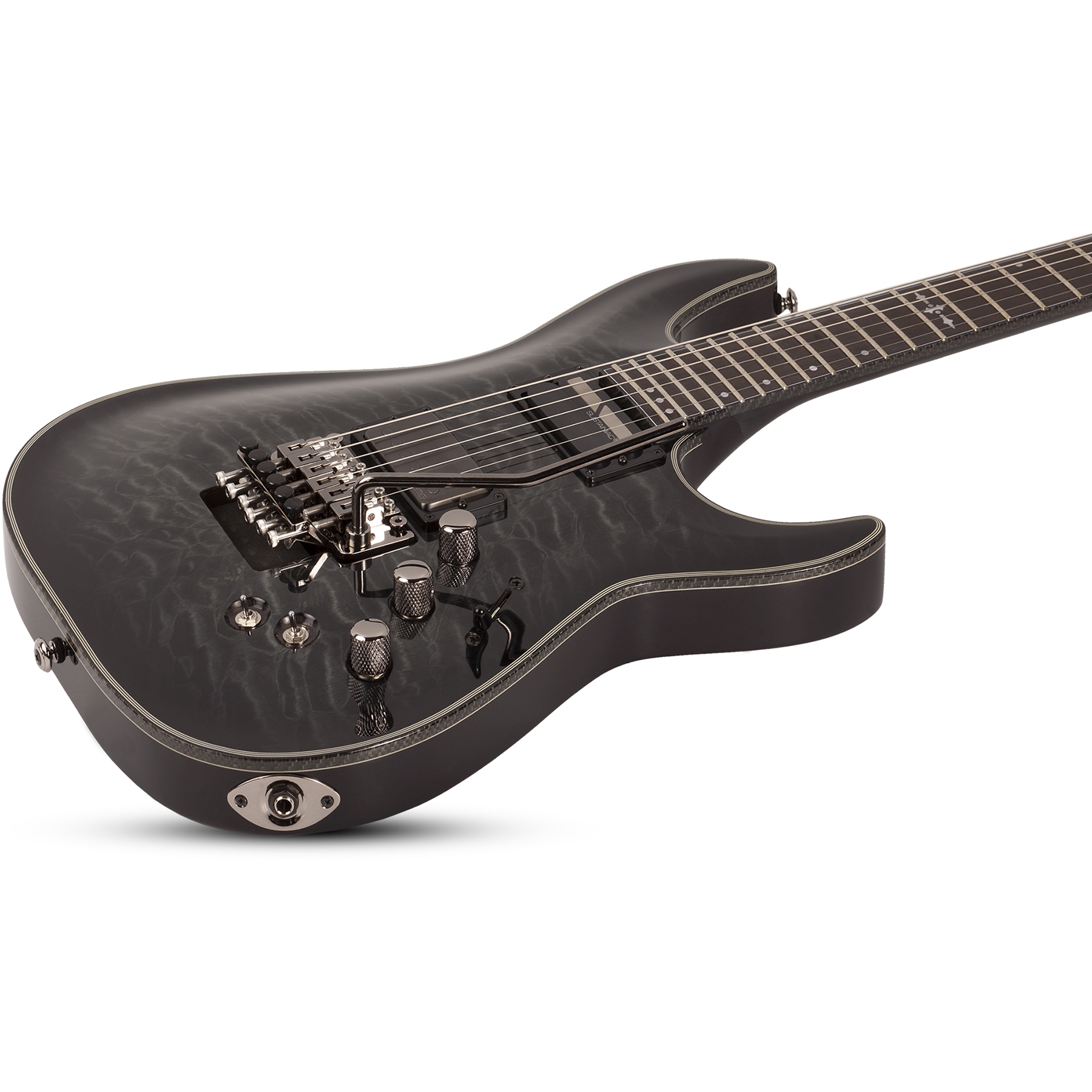 Schecter Hellraiser Hybrid C-1 FR S Elektro Gitar (Trans Black