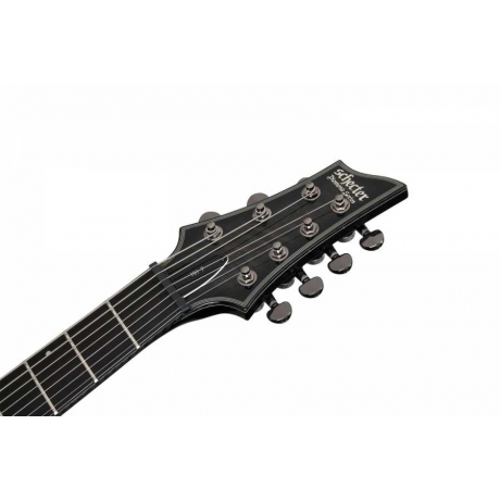 Schecter Hellraiser Hybrid C-7 Elektro Gitar (Trans Black Burst)<br>Fotoğraf: 8/8