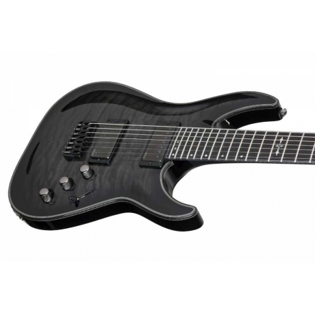 Schecter Hellraiser Hybrid C-7 Elektro Gitar (Trans Black Burst)<br>Fotoğraf: 5/8
