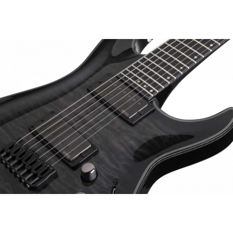 Schecter Hellraiser Hybrid C-7 Elektro Gitar (Trans Black Burst)<br>Fotoğraf: 2/8