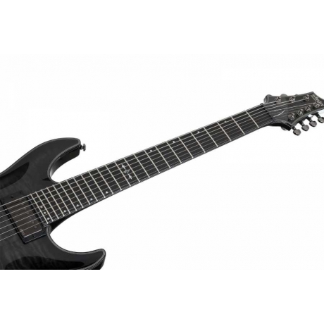 Schecter Hellraiser Hybrid C-7 Elektro Gitar (Trans Black Burst)<br>Fotoğraf: 4/8