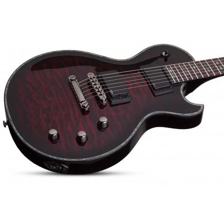 Schecter Hellraiser Solo-II Elektro Gitar (Black Cherry Burst)<br>Fotoğraf: 2/7