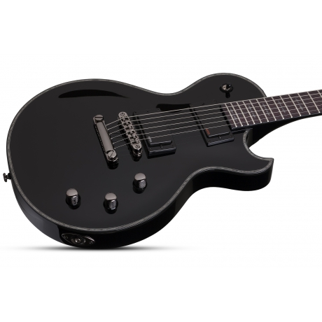 Schecter Hellraiser Solo-II Elektro Gitar (Gloss Black)<br>Fotoğraf: 3/6