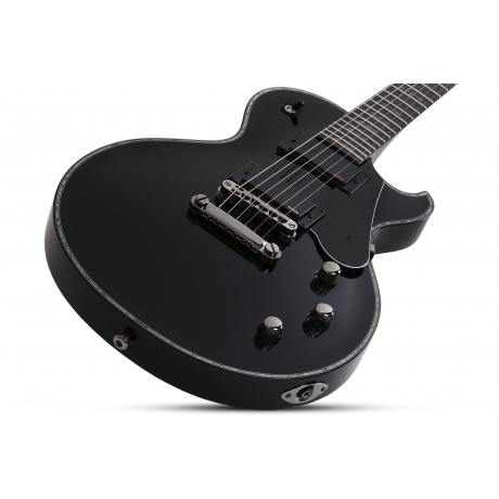 Schecter Hellraiser Solo-II Elektro Gitar (Gloss Black)<br>Fotoğraf: 2/6
