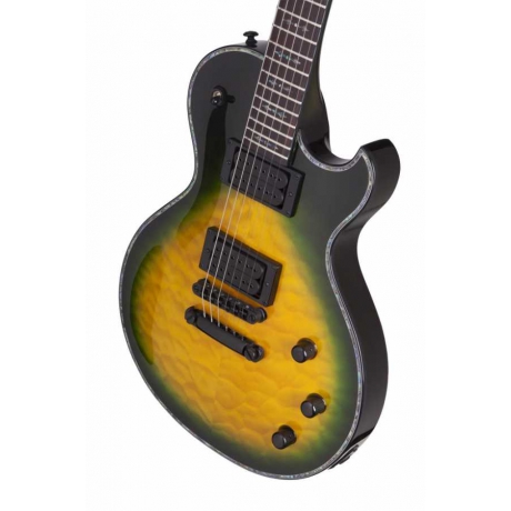 Schecter Hellraiser Solo-II Pasif Elektro Gitar (Dragon Burst)<br>Fotoğraf: 5/5