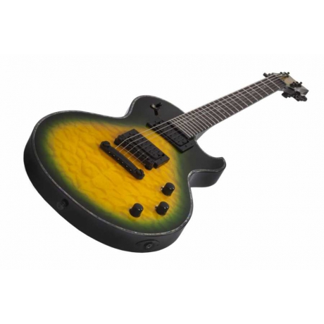 Schecter Hellraiser Solo-II Pasif Elektro Gitar (Dragon Burst)<br>Fotoğraf: 4/5