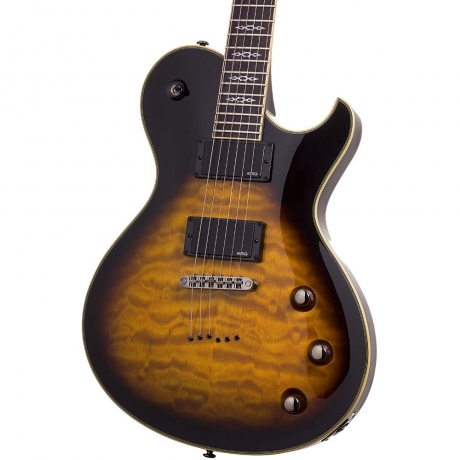 Schecter Hellraiser Special Solo-6 Elektro Gitar (Dark Vintage Sunburst)<br>Fotoğraf: 2/3