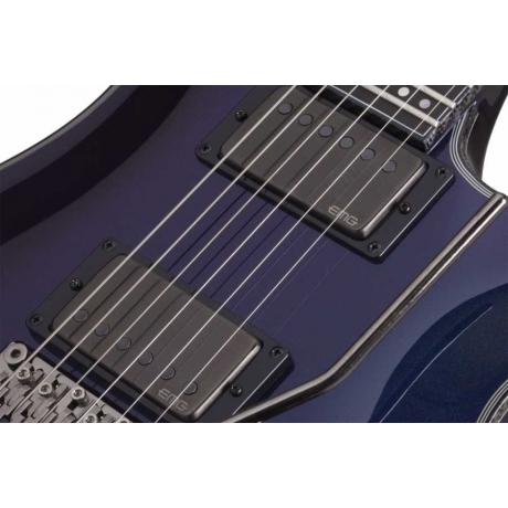 Schecter HH C-1 FR Elektro Gitar (Ultraviolet)<br>Fotoğraf: 4/7