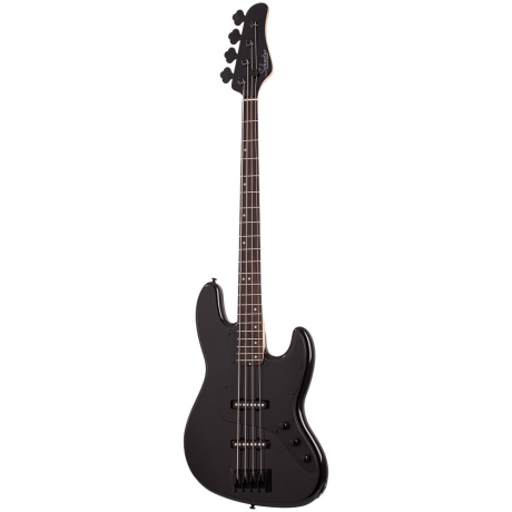 Schecter J-4 Bass Gitar (Gloss Black)<br>Fotoğraf: 1/5