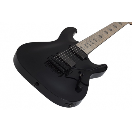 Schecter Jeff Loomis JL-7 FR Elektro Gitar (Siyah)<br>Fotoğraf: 4/7