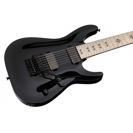 Schecter Jeff Loomis JL-7 FR Elektro Gitar (Siyah)<br>Fotoğraf: 2/7