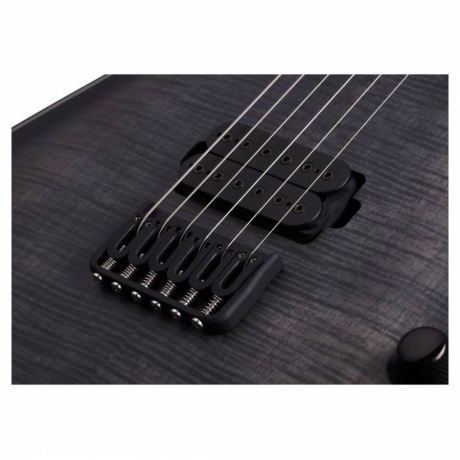 Schecter Keith Merrow KM-6 Elektro Gitar (Trans Black Burst Satin)<br>Fotoğraf: 4/6