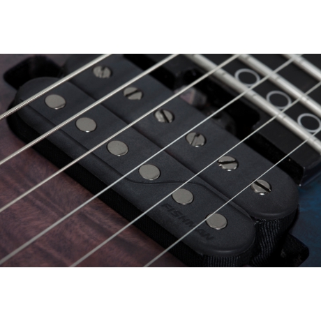 Schecter Keith Merrow KM-6 MK-III Artist Elektro Gitar (Blue Crimson)<br>Fotoğraf: 5/9