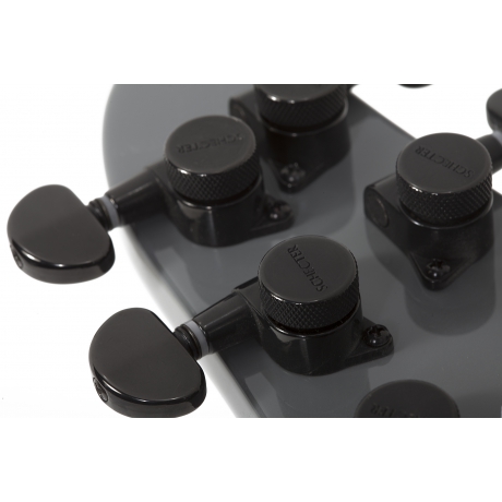 Schecter Keith Merrow KM-6 Mk-III Hybrid Elektro Gitar (Telesto Grey)<br>Fotoğraf: 7/8