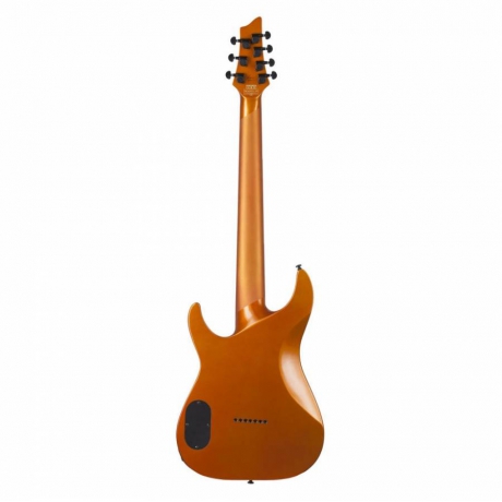Schecter Keith Merrow KM-7 Elektro Gitar ( Lambo Orange)<br>Fotoğraf: 2/5