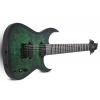 Schecter Keith Merrow KM-7 MK-III Standard 7 Telli Elektro Gitar (Toxic Smoke Green)<br>Fotoğraf: 3/8