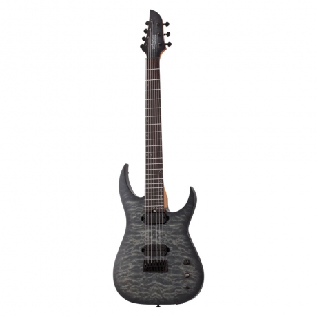 Schecter Keith Merrow KM-7 MK-III Standard 7 Telli Elektro Gitar (Trans Black Burst)<br>Fotoğraf: 1/8