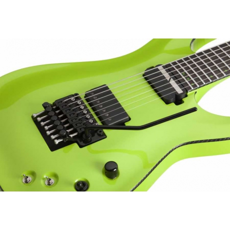 Schecter KM-7 FR-S Elektro Gitar (Lambo Green)<br>Fotoğraf: 4/6