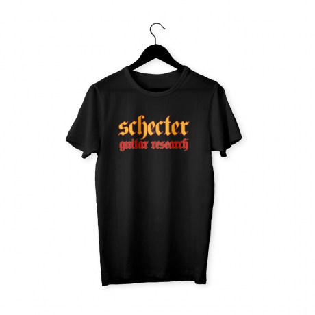 Schecter Logo T-Shirt (Siyah)<br>Fotoğraf: 1/1