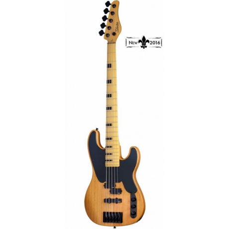 Schecter Model-T Session-5 Bas Gitar (Aged Natural Satin)<br>Fotoğraf: 1/8