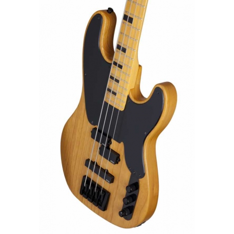 Schecter Model-T Session Bas Gitar (Aged Natural Satin)<br>Fotoğraf: 5/8
