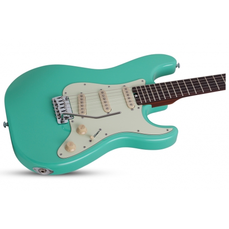 Schecter Nick Johnston Traditional Elektro Gitar (Atomic Green)<br>Fotoğraf: 2/7
