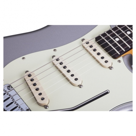 Schecter Nick Johnston Traditional Elektro Gitar (Atomic Silver)<br>Fotoğraf: 5/8