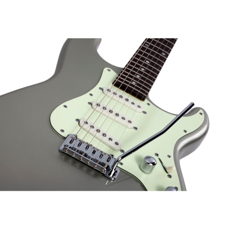 Schecter Nick Johnston Traditional Elektro Gitar (Atomic Silver)<br>Fotoğraf: 3/8