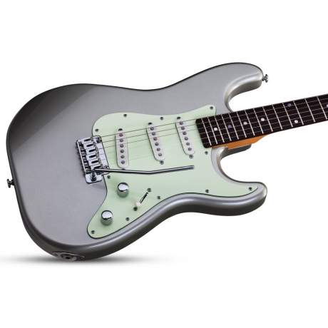 Schecter Nick Johnston Traditional Elektro Gitar (Atomic Silver)<br>Fotoğraf: 2/8