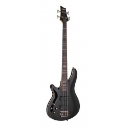Schecter Omen-4 LH Solak Bas Gitar (Gloss Black)