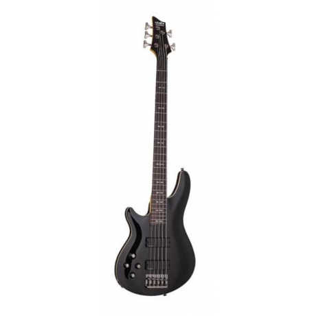 Schecter Omen-5 LH Solak Bas Gitar (Gloss Black)<br>Fotoğraf: 1/1
