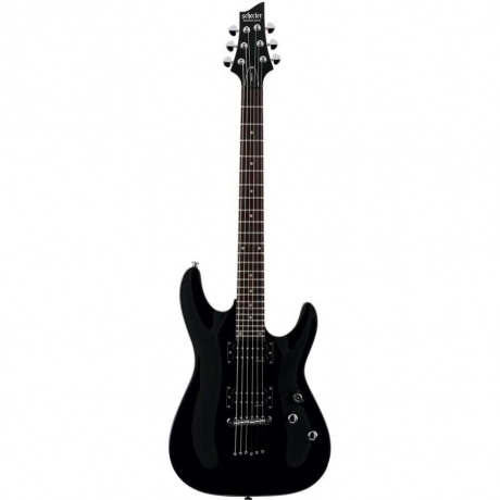 Schecter Omen 6 Elektro Gitar (Gloss Black)<br>Fotoğraf: 1/2