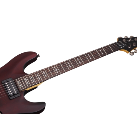 Schecter Omen 6 Elektro Gitar (Walnut Satin)<br>Fotoğraf: 2/3