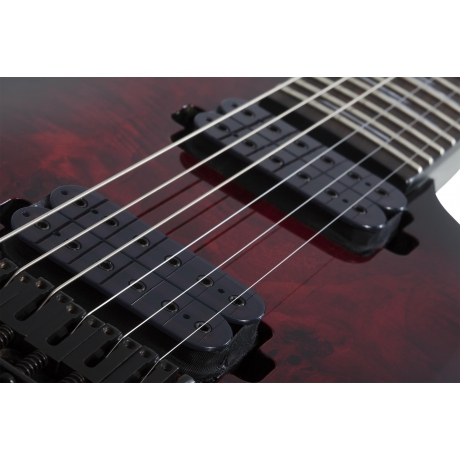 Schecter Omen Elite-6 Elektro Gitar (Black Cherry Burst)<br>Fotoğraf: 3/6