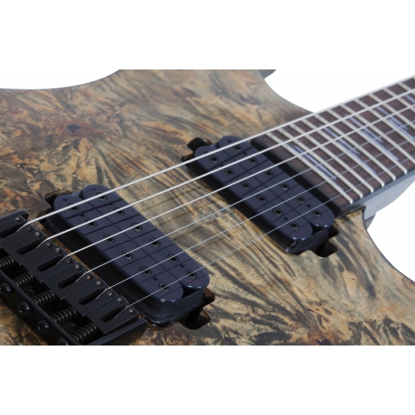 Schecter Omen Elite-6 Elektro Gitar (Charcoal)<br>Fotoğraf: 4/8
