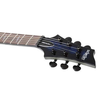 Schecter Omen Elite-6 Elektro Gitar (See Thru Blue Burst)<br>Fotoğraf: 6/6