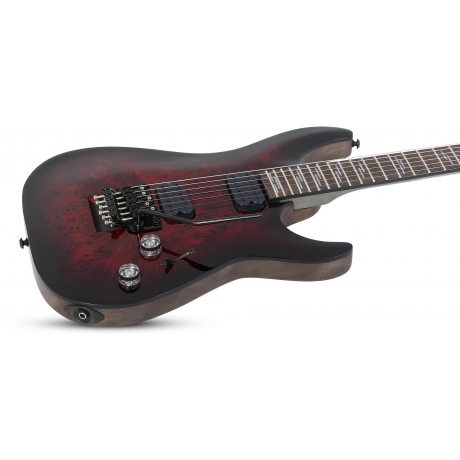 Schecter Omen Elite-6 FR Elektro Gitar (Black Cherry Burst)<br>Fotoğraf: 2/7