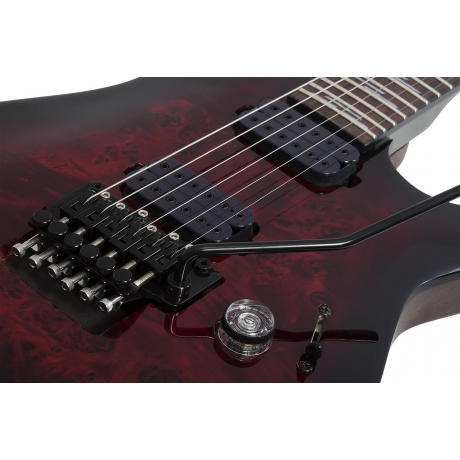 Schecter Omen Elite-6 FR Elektro Gitar (Black Cherry Burst)<br>Fotoğraf: 3/7