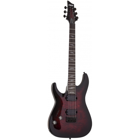 Schecter Omen Elite-6 Solak Elektro Gitar (Black Cherry Burst)<br>Fotoğraf: 1/7